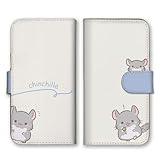 Redmi 12 5G 用 ケース 手帳型 レドミ12 5G スマホケース チンチラ 可愛い かわいい 絵 ホワイト