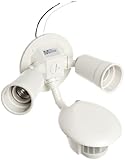 Morris Products 73211 Motion Activated Twin Par Light, White by Morris Products