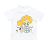 BabyChips Rabbit(ブルー)(名入れ半袖ベビーTシャツ) 160 ホワイト