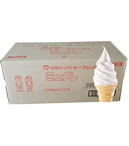 Amazon.co.jp: 日世 ソフトサーブミックス ソフォーレ 1ℓ×12本 : 食品