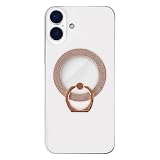 AAUXX iRing Mag Glitter スマホリング MagSafe対応 アイリング ネオジム磁石 スマホスタンド UMS-IR18MG (ローズゴールド)