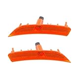 CarLights360: クライスラー200 サイドマーカーライト 2015 2016 2017 運転席側と助手席側 | ペア | 電球付き | CAPA認定 | CH2550131 + CH2551131