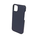 オウルテック iPhone 13用 ケースをオシャレに持ち歩く PUレザー 背面型ケース HYBRID COVER ネイビー OWL-CVID6118-NV