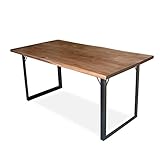 ダイニングテーブル 150 無垢 無垢材 アイアン 脚 ブラック 4人 4人掛け 4人用 幅150cm 150cm アンティーク 一枚板風 北欧 和風 モダン 和モダン 天然木 木製 カフェ風 おしゃれ gkw