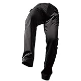 マック(Makku) 防寒 パンツ メンズ レディース 通勤 通学 撥水 ブラック LLサイズ...