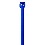 Partners Brand PCT115D Colored Cable Ties 50# 11 Blue (Pack of 1000) [並行輸入品]