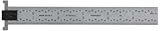 Fowler 52-330-806 Rigid Steel Hook Rule with Satin Chrome Finish 4R Graduation Interval 6 L x 0.75 W