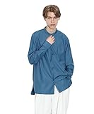 [ティーケー タケオキクチ] カジュアルシャツ TRバンドカラーシャツ 17081004 メンズ ブルー(092) 02(M)