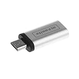 Perfk 変換アダプタ　3色　マイクロ　Cタイプ　USB 3.0型　OTG　コンバータ - ブラック