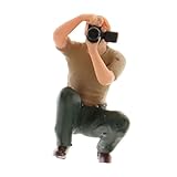 JWQFBC 1/64 スケール 人物 フィギュア コレクション 家庭用装飾 全3種, カメラマン