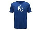 ユースMLB Geo StrikeクールベースTee ( Youth Medium 10 / 12、Kansas City Royals )