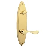 Schlage FA359CHP605VENLH Champagne Interior Left-Handed Lever with Deadbolt and Venice Escutcheon, B