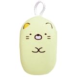 すみっコぐらし ねこ ボディスポンジ 1点 キャラクター ふわふわ タオル バススポンジ スポンジ