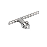 uxcell チャックキー 金属素材 シルバートーン 56mm 長い 6mm パイロット径