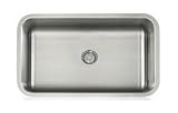 Lenova PC-SS-CL-S2-16 PermaClean 16-Gauge Stainless Steel Classic Single Bowl Undermount Kitchen Sin