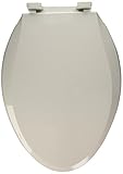 PlumbTech 271-00 Commercial Slow Close Elongated Toilet Seat, White [並行輸入品]