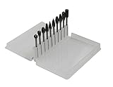 MOHOO 10PCS タングステンカーバイド ? ダブルカット ロータリーバーセット 3mmのシャンクと6mmのヘッドサイズ