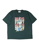 [WESTSEA] LOONEY TUNES ルーニーテューンズ ルーニーチューンズ プリント ロゴ tシャツ 半袖 メンズ レディース アニメ アメコミ キャラクター グッズ 服 アパレル バックスバニー ウサギ トゥイーティー 小鳥 (Lサイズ, 06.グリーンB)