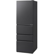 Amazon.co.jp: アイリスオーヤマ 冷蔵庫 370L ブラック ファン式 自動