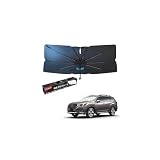 【メーカー直営】【2026改良型】Mozan スバル フォレスター SK系 専用 傘型 サンシェード フロントガラス シェード 傘 SKE SK5 SK9 パラソル 傘式 日よけ UVカット 10本骨 ガラス繊維 360°回転可能 傘柄が曲がる 日差しカット 遮光 断熱 車中泊 プライバシー保護 ワンタッチ収納 専用設計 収納袋付き 取付簡単 内装パーツ