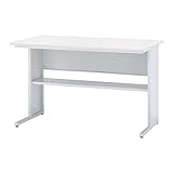 ワークデスク　棚板付き　幅1000×奥行700×高さ700　UO-F107FD (WH：ホワイト)