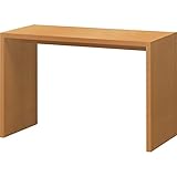 岩附(IWATSUKI) オーダーコンソール ラージ 幅135cm 奥行44.5cm 幅木よけ加工無し 日本製 シェルフィット shelfit ミディアムブラウン OC-70135DMB