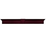 Buildersエッジ060010973078 73 5 / 8 " x 9 "フラットパネルウィンドウヘッダー078、Wineberry