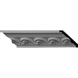 Ekena Millwork MLD03X02X04MA 2 5/8-Inch H x 2 3/8-Inch P x 3 5/8-Inch F x 96-Inch L Marseille French