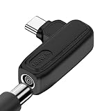 DCからタイプC入力 ノートパソコン用 L字型 DC 電源アダプター DC 変換アダプター DC充電コード 5-20.5V 100W pe-C PD 5V/9V@1.5A/20V@3.25A DCメス-pe-Cオスアダプター ノートパソコン 充電器 AC PD 充電 PE-C 変換アダプター 充電 電源誘導充電器 イヤホン対応