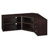 ぼん家具 テレビ台 コーナー 3点セット ローボード 32型 テレビラック TV台 ダークブラウン