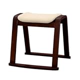 KOEKI　W-406F(IV)　木製スツール　アイボリー