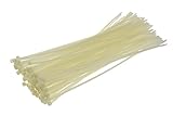 SE CT1676N Heavy-Duty 16" White Cable Ties with 110-lb. Tensile Strength, 100-Pack [並行輸入品]