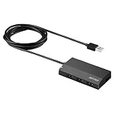 バッファロー BSH4A120U2BK USB2.0スタンダード 4ポートセルフパワーハブ ブラック
