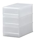 プラスト A5サイズ 収納ケース 3段 PH C クリア PHA503 写真パネル付