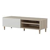 SATO(佐藤産業) テレビ台 オークホワイト &lt;商品外寸&gt;幅118×奥行40×高さ35cm HM35-120L IV