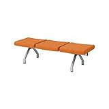 コクヨ(KOKUYO) ベンチ ロビーチェア 470シリーズ W1570×D550×H420～460mm CN-473BV ソフトタンジェリン