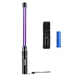 MAINENG ブラックライト 395nm 紫外線ライト UVワンド LED 懐中電灯 レジン硬化 ペットのオシッコ汚れ対策に（充電式186