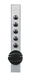 Kaba 9621C21-26D-41 Cabinet Lock 7/8In Wood Dr Ct Sll 26D, Satin Chrome by Simplex