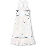 ザ・チルドレンズプレイス THE CHILDREN'S PLACE/ スリーブレスエンブロイダードティアードマキシドレス ホワイト ワンピース 5～6歳【並行輸入】