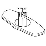 Pfister 961 – 270 AクロームParisa 42シリーズEscutcheon