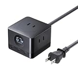 サンワサプライ USB急速充電機能付きタップGaN PD67W TAP-B111C3BK
