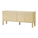 IKEA(イケア) BJURSTA バーチ材突き板 60171051 サイドボード、バーチ材突き板