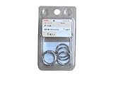 ニッサチェイン ニッケル キーリング 16㎜ 参考使用荷重1kg 6個入 P-124
