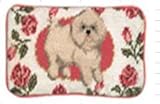 123 Creations C273EG-3.5x7 in. A Bichon Frise Petit-point Eyeglass Case