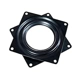 ideamall 回転盤 回転台 小型 ターンテーブル ボールベアリング 作業台 テレビ 椅子 (8cm)