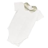 [バーバリーベビー] BURBERRY BABY ベビー服 襟付き 半袖ロンパース B97270WHT 12Mサイズ
