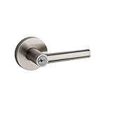 Kwikset 156MIL RDT 15 SMT CP Milan Satin Nickel Entry Lever Featuring SmartKey [並行輸入品]
