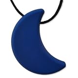 Moon Teething Necklace by Zen Rocks - a Stylish New Twist to Teething - Lapis by Zen Rocks