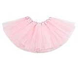 belababy ベビー 女児 チュチュ 5枚重ねのチュール ハロウィン ドレスアップスカート US サイズ: 0-24 Months カラー: ピンク