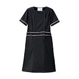 [ナースリー] アクティブストレッチ・ネオ ローウエストワンピース 白衣 美容 歯科 エステ 受付 医療 看護 M ノワールブラック 9188206A